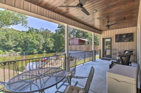 Lakefront Hot Springs Retreat with Deck and Grill